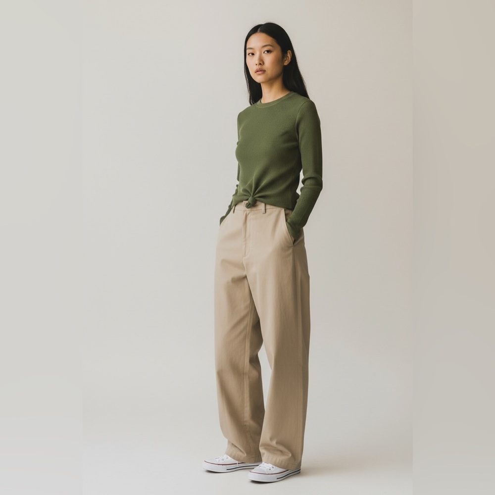 Madewell Womens Jacquard Elwood Knot Front Ribbed Top In Green